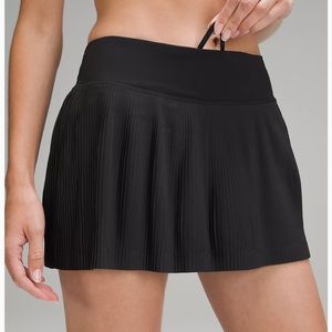 Lululemon Pleat to Street Skirt Black